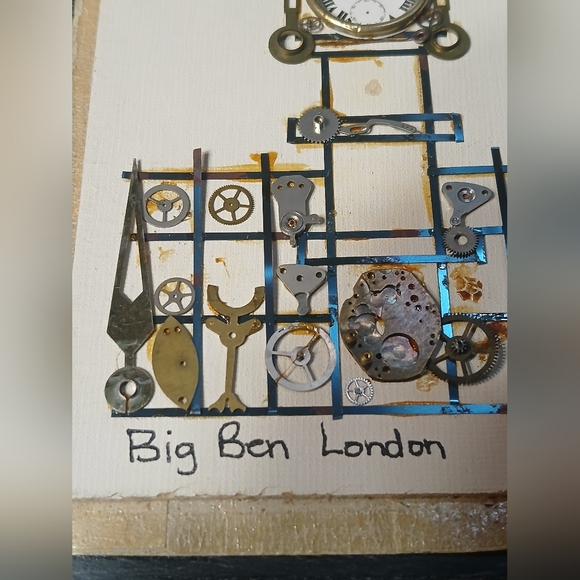 Vintage L. Kersh of London Horological Collage of Big Ben London - Picture 9 of 12
